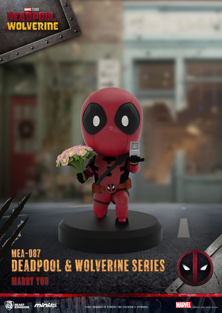 Deadpool 3 Deadpool & Wolverine Series Mini Egg Attack Figures Beast Kingdom Toys