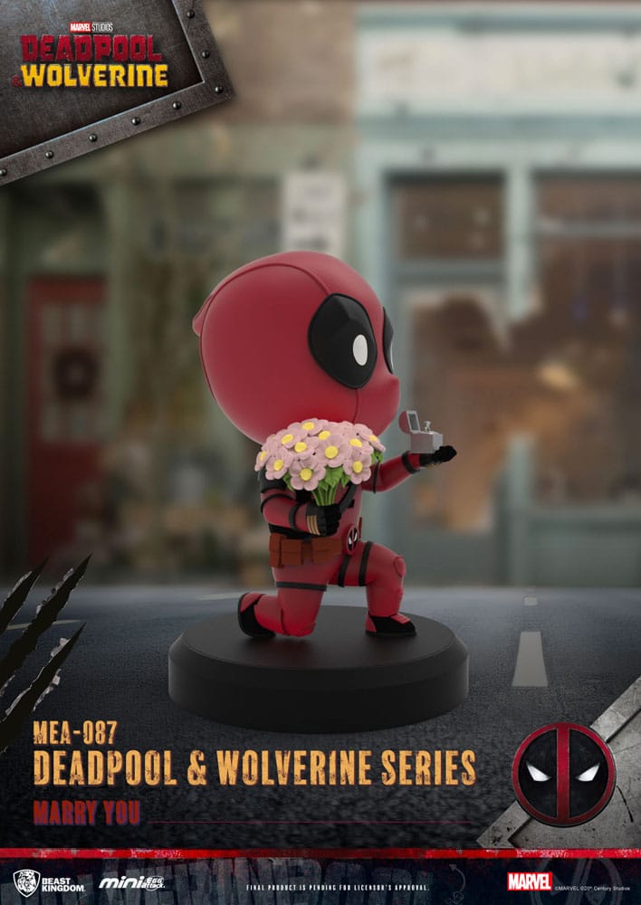 Deadpool 3 Deadpool & Wolverine Series Mini Egg Attack Figures Beast Kingdom Toys
