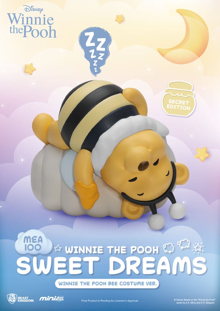 Winnie the Pooh Mini Egg Attack Blind Box Figures sweet dreams Assortment 6 Beast Kingdom Toys