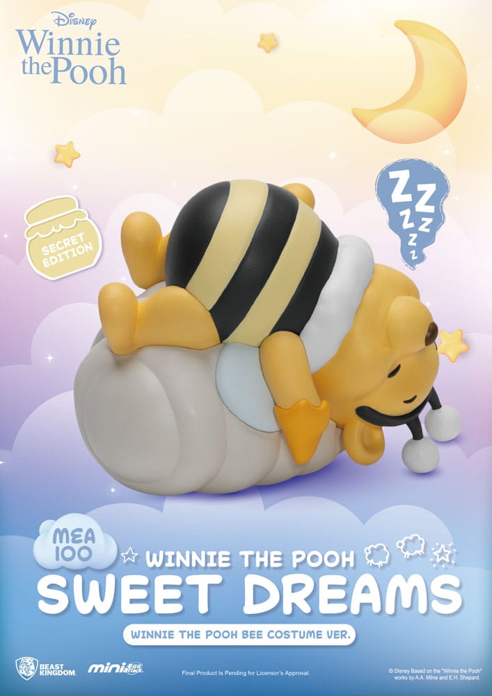 Winnie the Pooh Mini Egg Attack Blind Box Figures sweet dreams Assortment 6 Beast Kingdom Toys