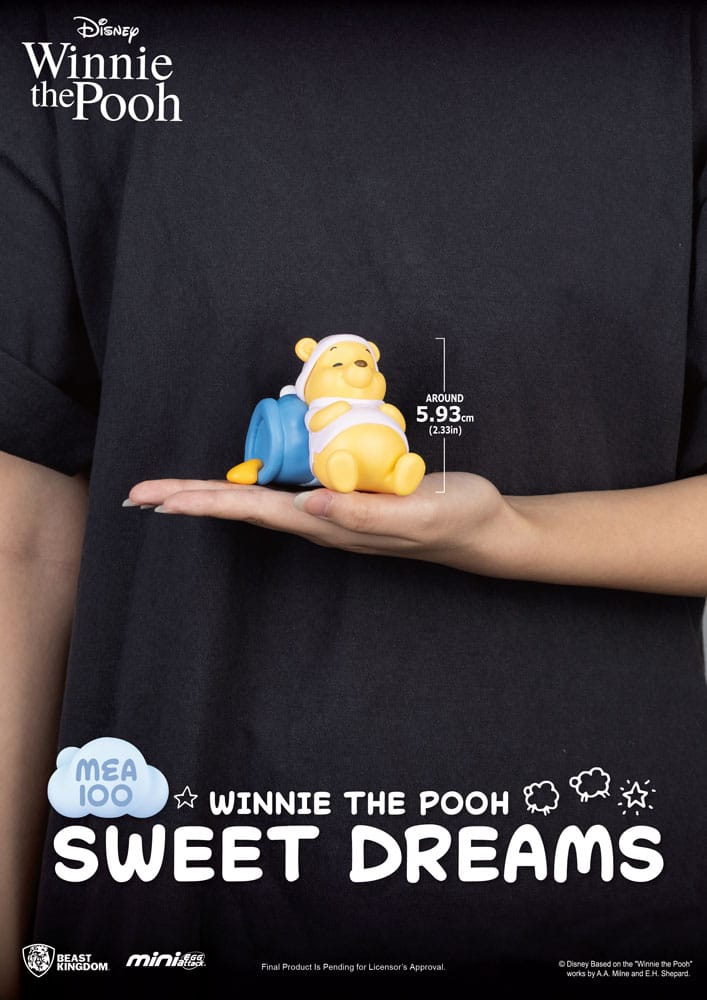 Winnie the Pooh Mini Egg Attack Blind Box Figures sweet dreams Assortment 6 Beast Kingdom Toys
