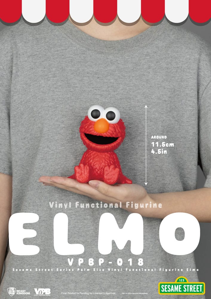 Sesame Street Piggy Vinyl Bank Elmo Beast Kingdom Toys