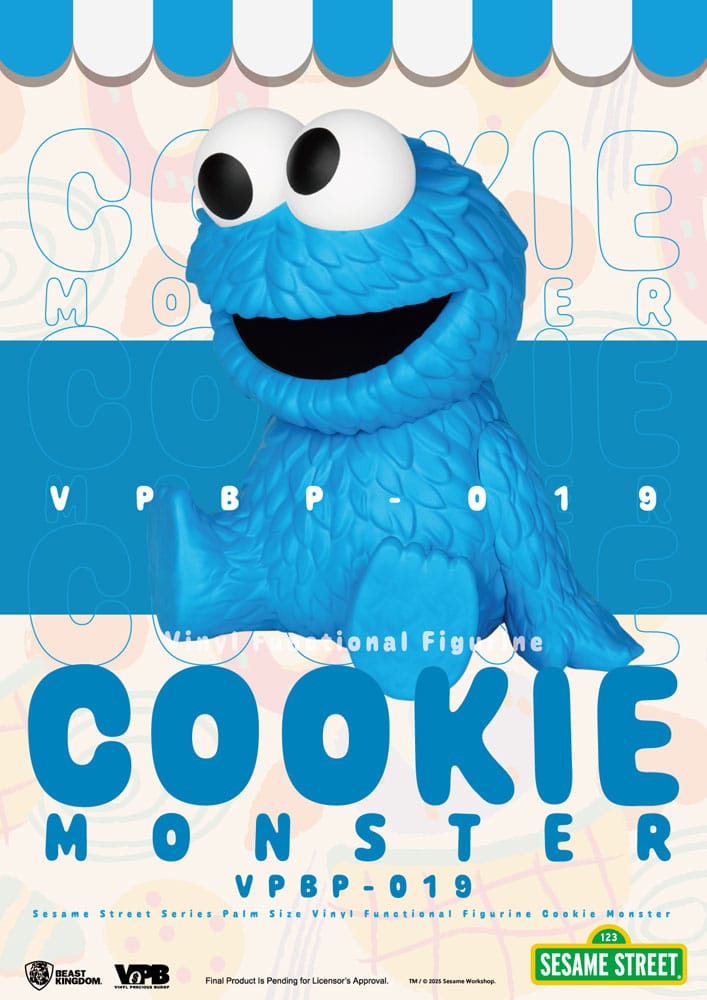 Sesame Street Piggy Vinyl Bank Cookie Monster Beast Kingdom Toys
