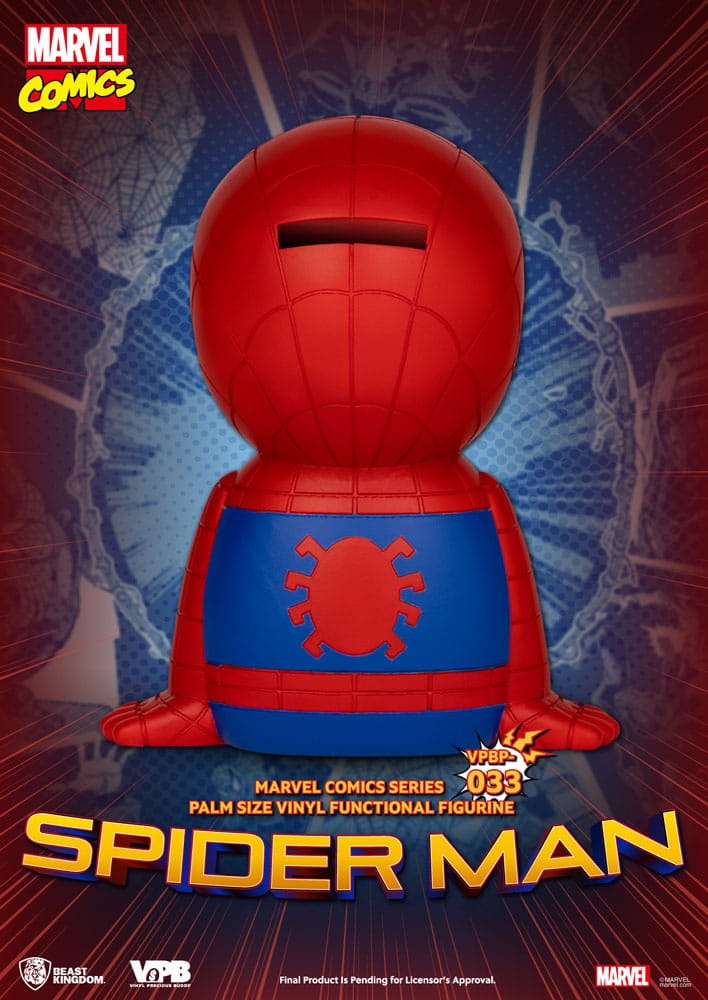 Classic Marvel Comics Piggy Vinyl Bank Spiderman Beast Kingdom Toys