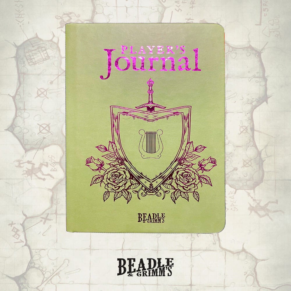 Notebook A5 Player's Journal Sage Green Shield Beadle & Grimm´s