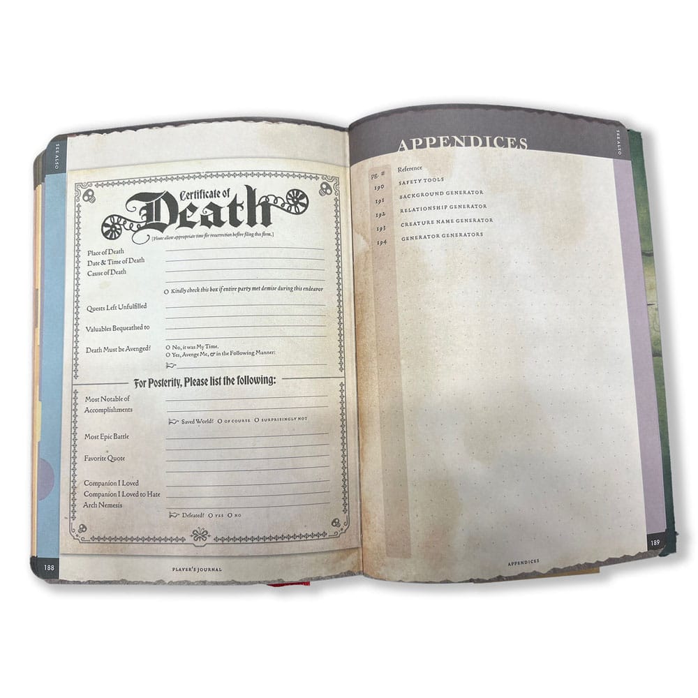 Notebook A5 Player's Journal Sage Green Shield Beadle & Grimm´s