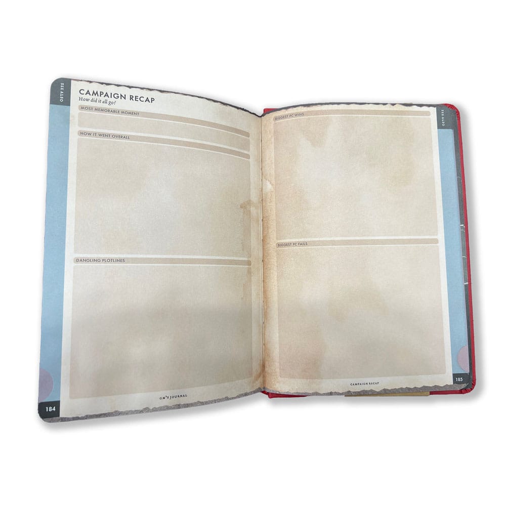 Notebook A5 Gamemaster's Journal Orange Portal Beadle & Grimm´s