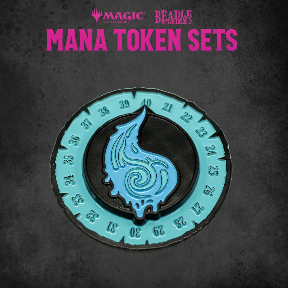 Magic the Gathering Dice and Token Pack Blue Mana Beadle & Grimm´s