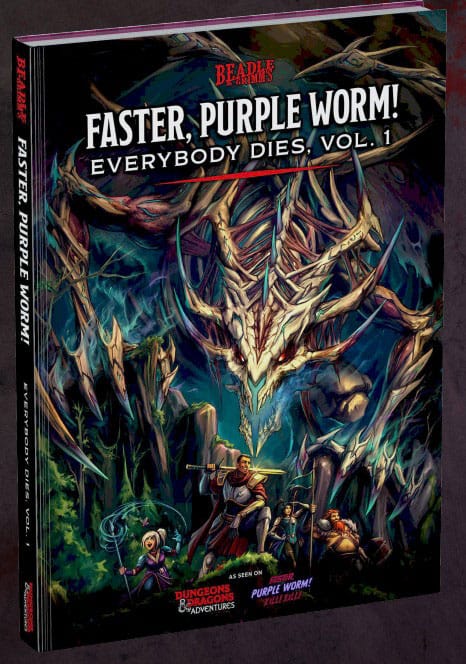 Dungeons & Dragons Adventure Book Faster Purple Worm Beadle & Grimm´s