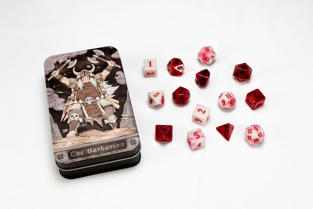 Character Class Classic RPG Dice Set Barbarian 13 Beadle & Grimm´s