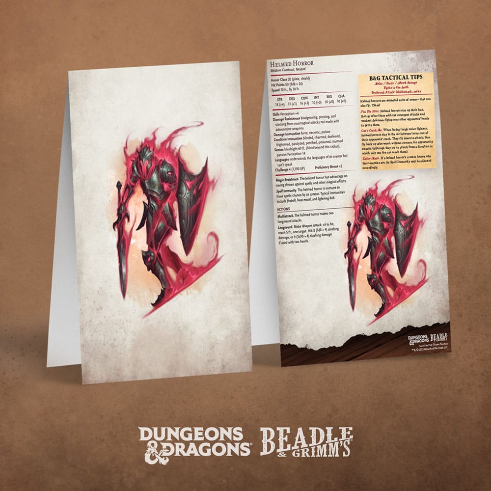 Dungeons & Dragons RPG Encounter Cards Challenge Rating 0 6 Pack 2 *english* Beadle & Grimm´s