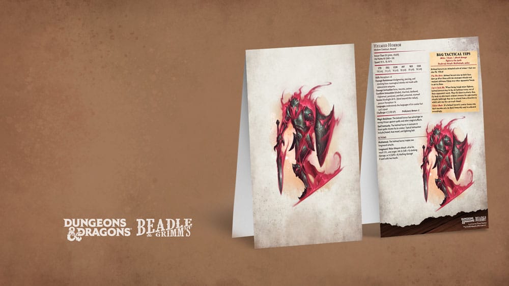 Dungeons & Dragons RPG Encounter Cards Challenge Rating 0 6 Pack 2 *english* Beadle & Grimm´s