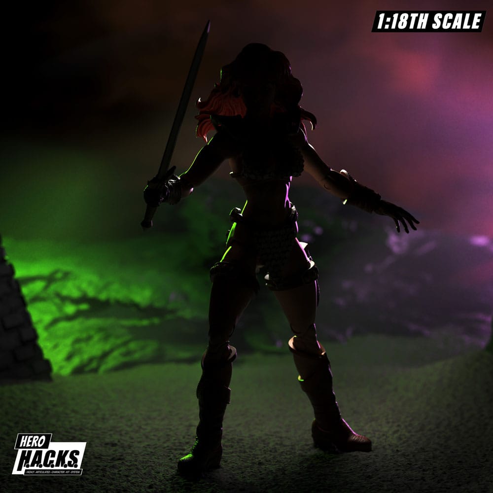 Red Sonja Hero H.A.C.K.S. Action Figure Red Sonja Boss Fight Studio