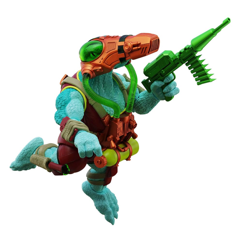 Saurozoic Warriors Rock Action Figure Javvik Mosa Mosasaurus Underwater Assault Boss Fight Studio