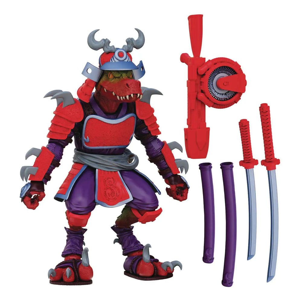 Saurozoic Warriors Rock Action Figure Sokudo Legion Raptor Samurai Boss Fight Studio