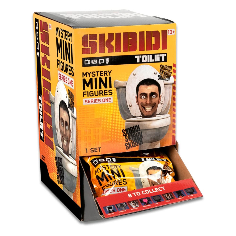 Skibidi Toilet Minifigures Series 1 Display 24 Bonkers Toys