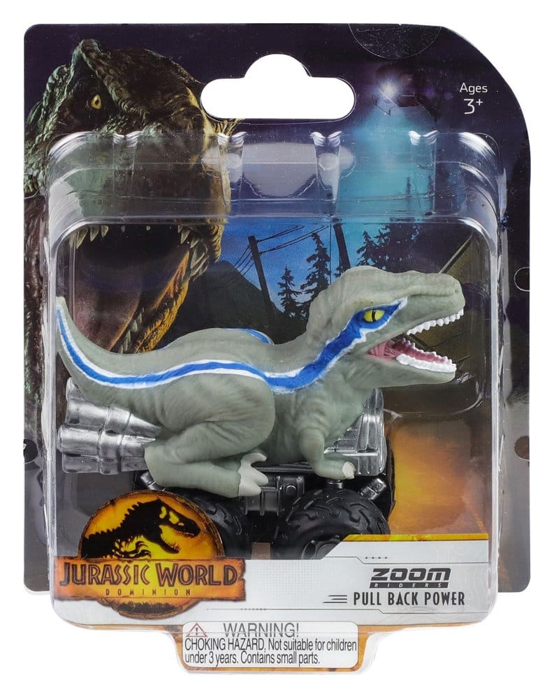 Jurassic World Zoom Riders Vehicle with Action Figure Assortment 24 BOTI