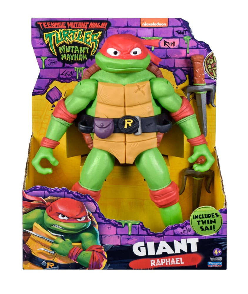 Teenage Mutant Ninja Turtles Mutant Mayhem Action Figure Giant Raphael Playmates