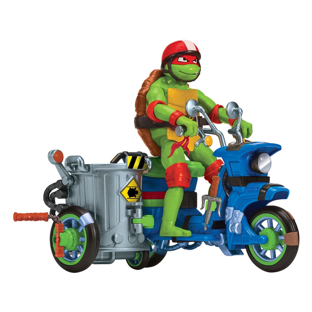 Teenage Mutant Ninja Turtles Mutant Mayhem Action Figure Raphael & Scooter with Sidecar Playmates