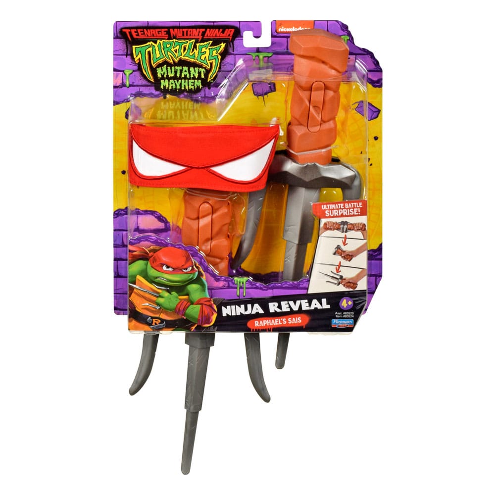 Teenage Mutant Ninja Turtles Mutant Mayhem Raphael Transforming Sai Playmates