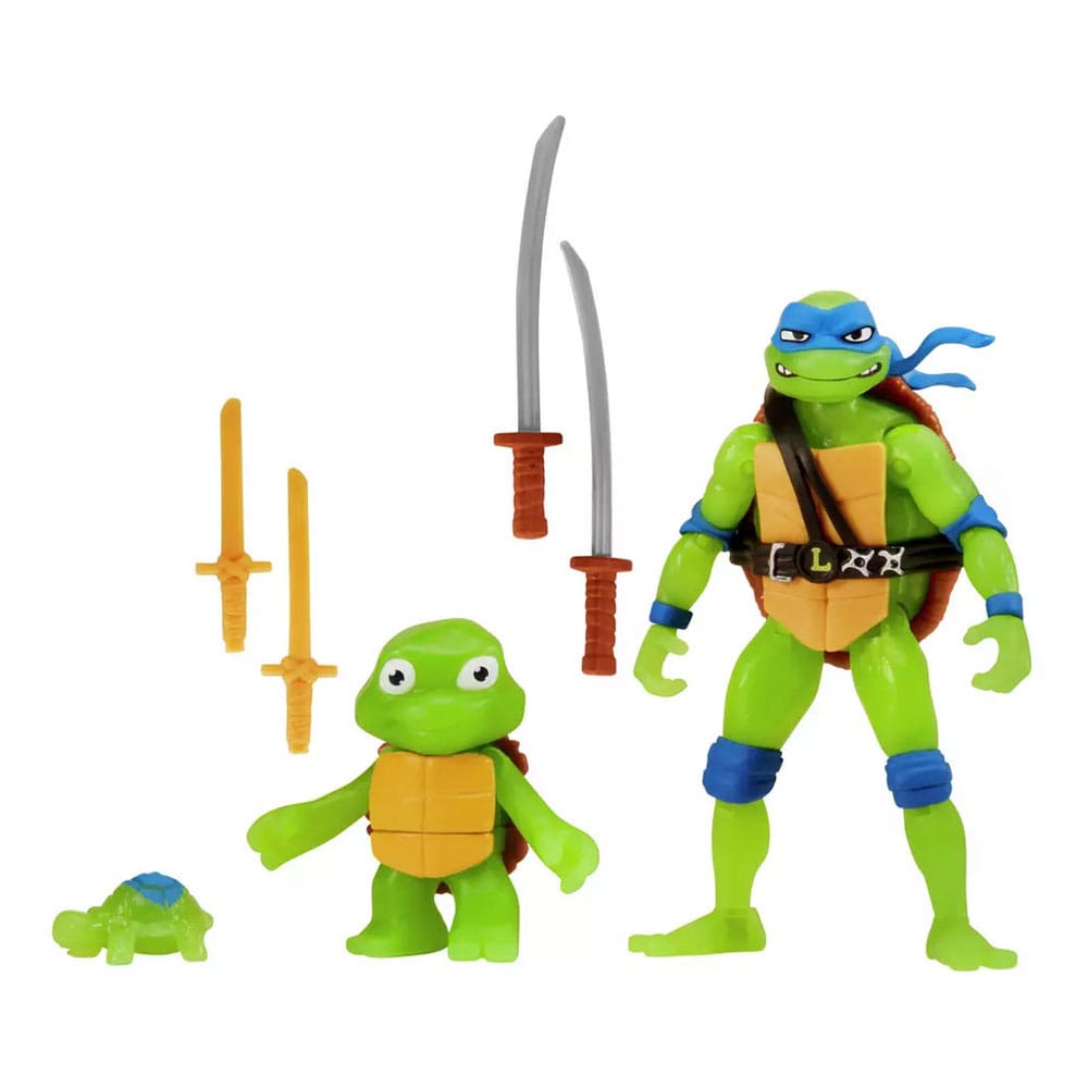 Teenage Mutant Ninja Turtles Mutant Mayhem Action Figure 3 Pack Leonardo Evolution Playmates