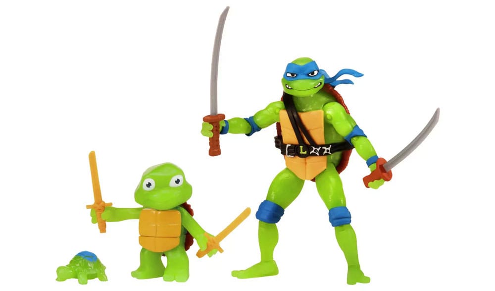 Teenage Mutant Ninja Turtles Mutant Mayhem Action Figure 3 Pack Leonardo Evolution Playmates