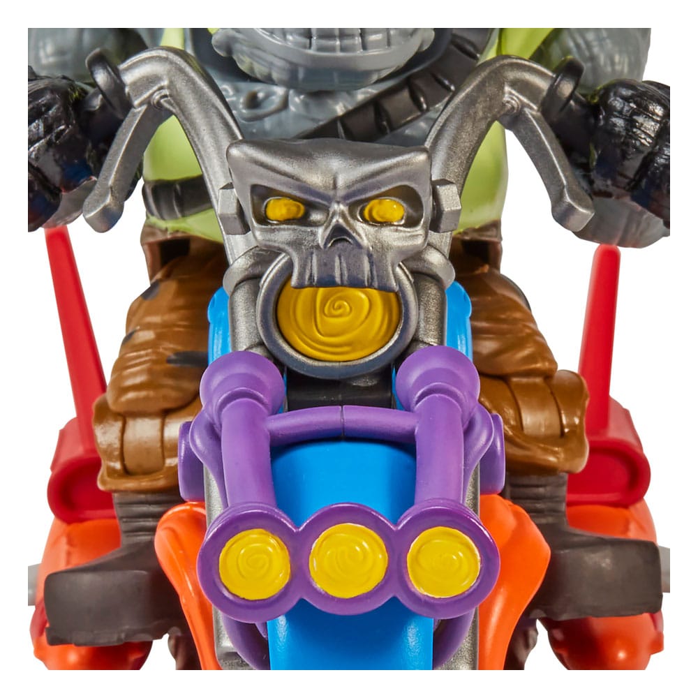Teenage Mutant Ninja Turtles Action Figure with Vehicle Rocksteady & Chopper Playmates