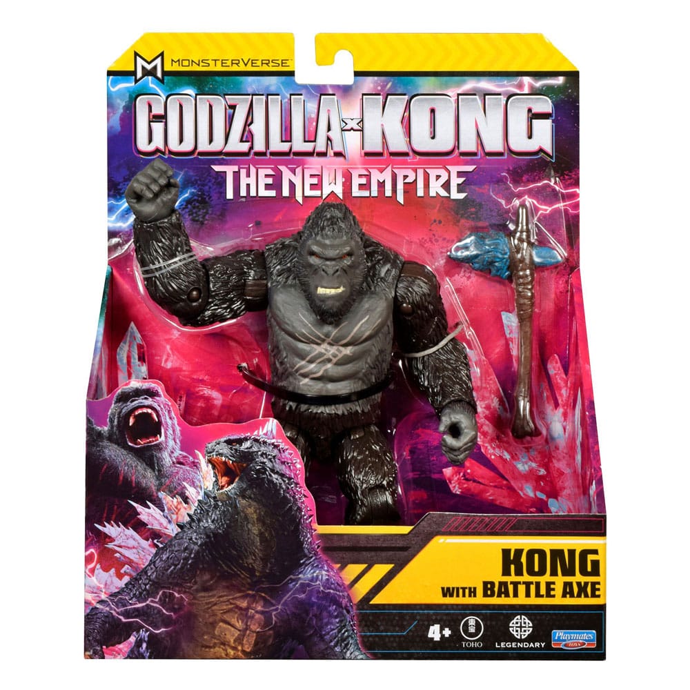 Godzilla x Kong The New Empire Action Figure Kong with Battle Axe Playmates