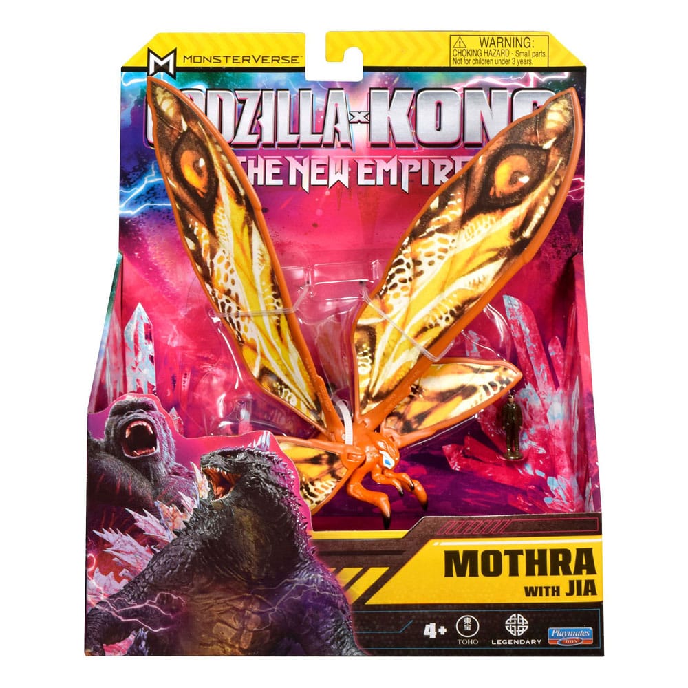 Godzilla x Kong The New Empire Action Figure Mothra with Jiva Playmates
