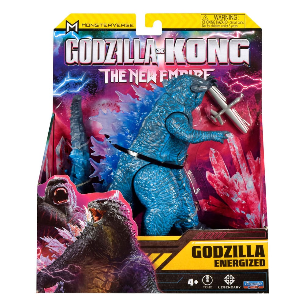 Godzilla x Kong The New Empire Action Figure Godzilla Energized Playmates