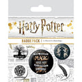 Harry Potter Pin Back Buttons 5 Pack Symbols Pyramid International