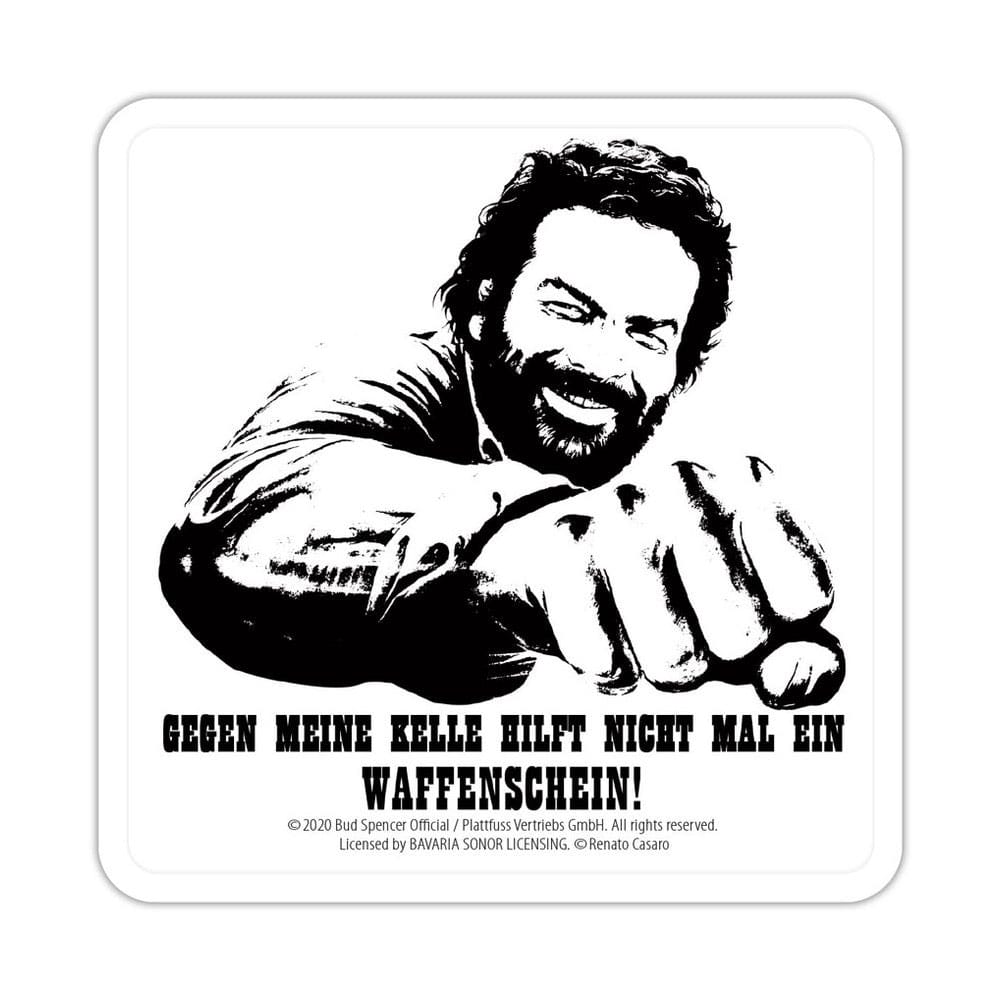 Bud Spencer Tin coasters Kelle Blechwaren Fabrik Braunschweig