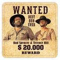 Bud Spencer & Terence Hill Tin coasters Wanted Blechwaren Fabrik Braunschweig