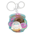 Sanrio 3D Acrylic Keychain Cinnamoroll Blue Sky Studios