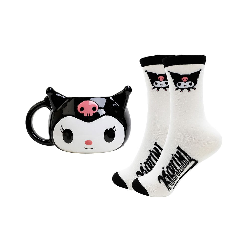 Sanrio 3D Mug & Socks Set Kuromi Blue Sky Studios