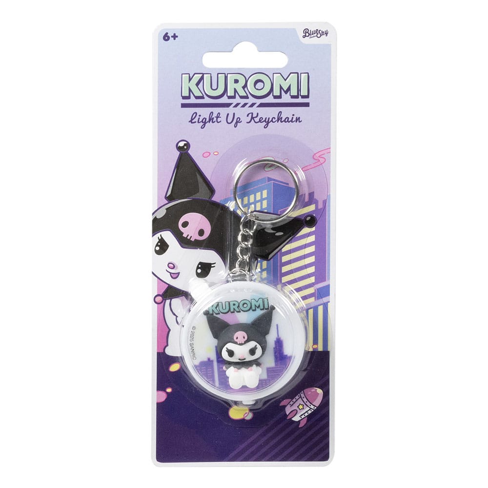 Sanrio Keychain with light Kuromi Blue Sky Studios
