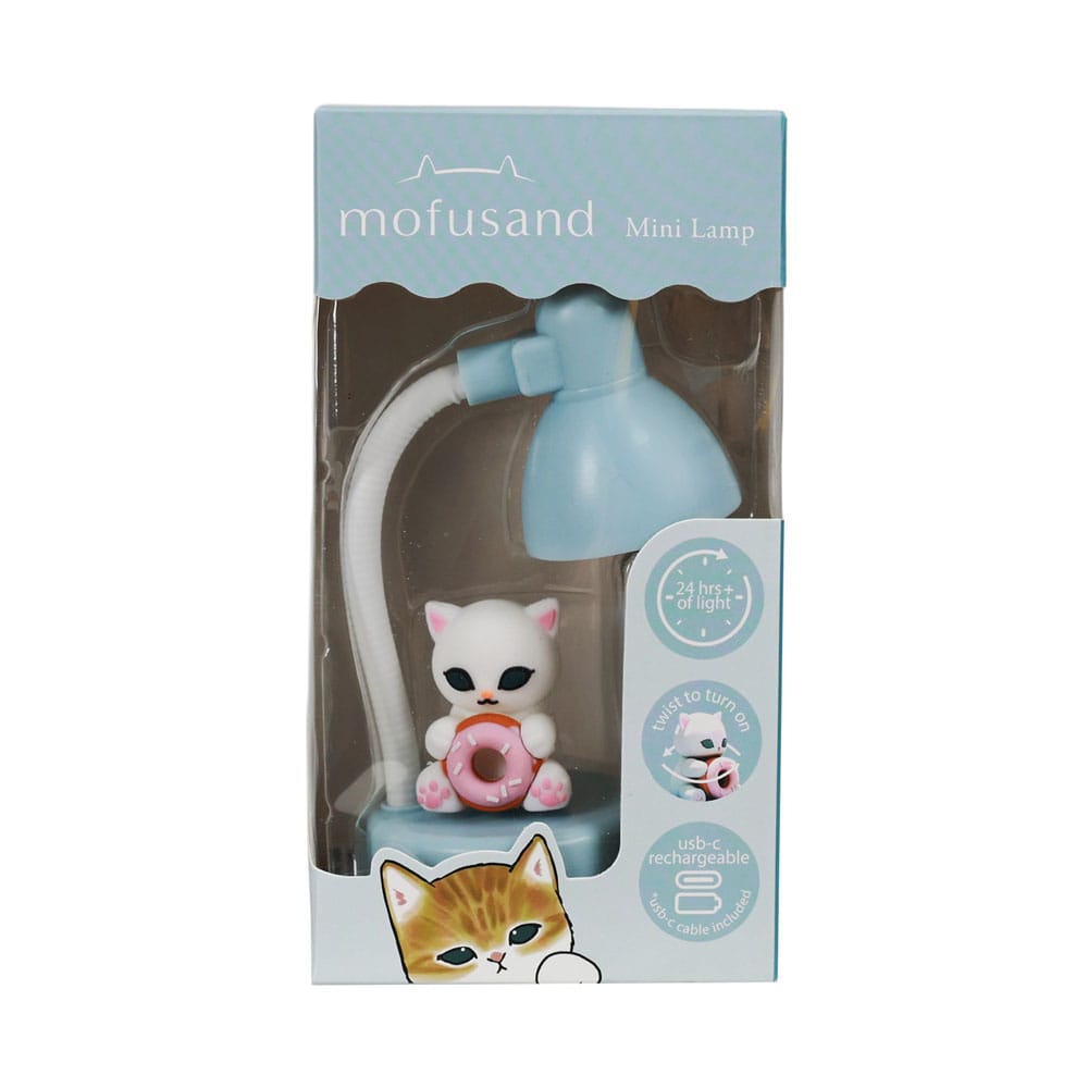 Mofusand Mini LED Light with Figure Blue Sky Studios