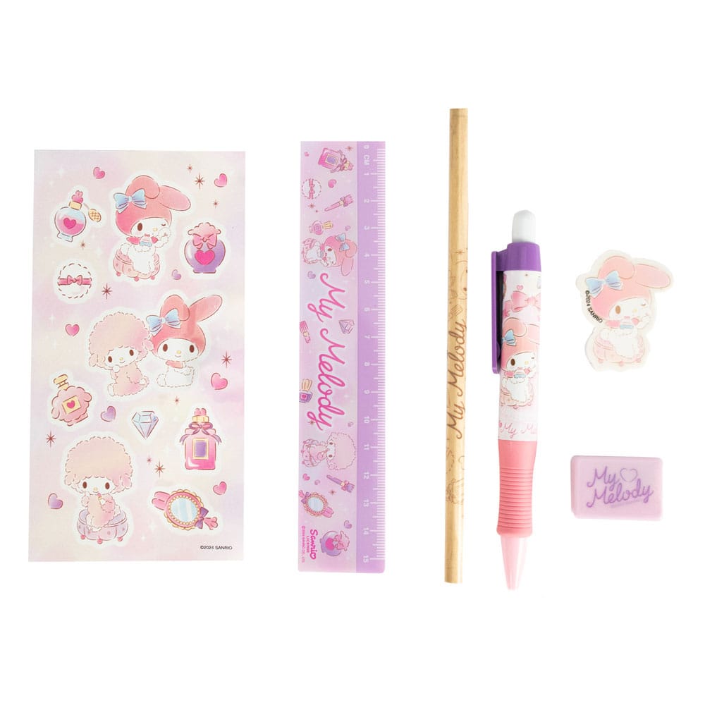 Sanrio Stationery Set 6 Pack My Melody Blue Sky Studios