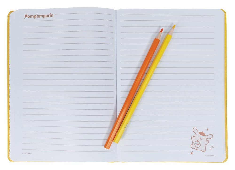 Sanrio A5 Notebook Pompompurin Blue Sky Studios