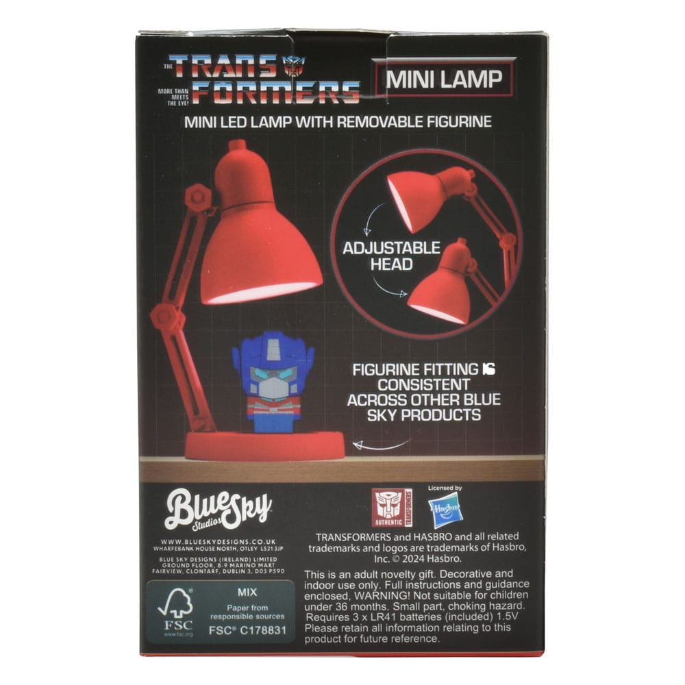 Transformers Mini LED Light with Figure Blue Sky Studios