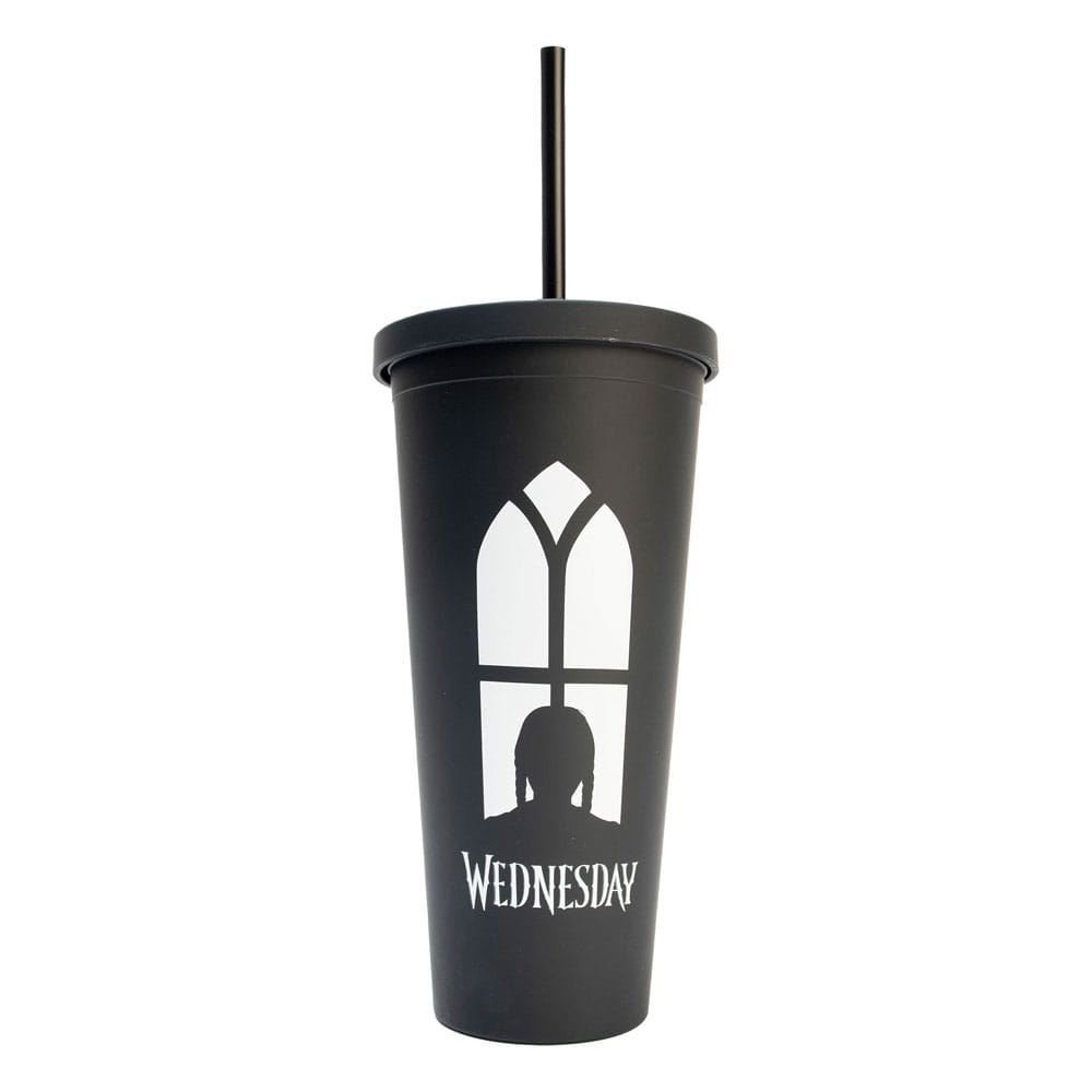 Wednesday Tumbler with Straws 485 ml Blue Sky Studios