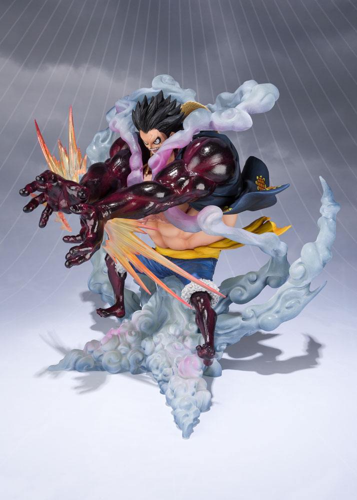 One Piece FiguartsZERO Monkey D. Luffy Gear 4 Leo Bazooka Reissue Bandai Tamashii Nations