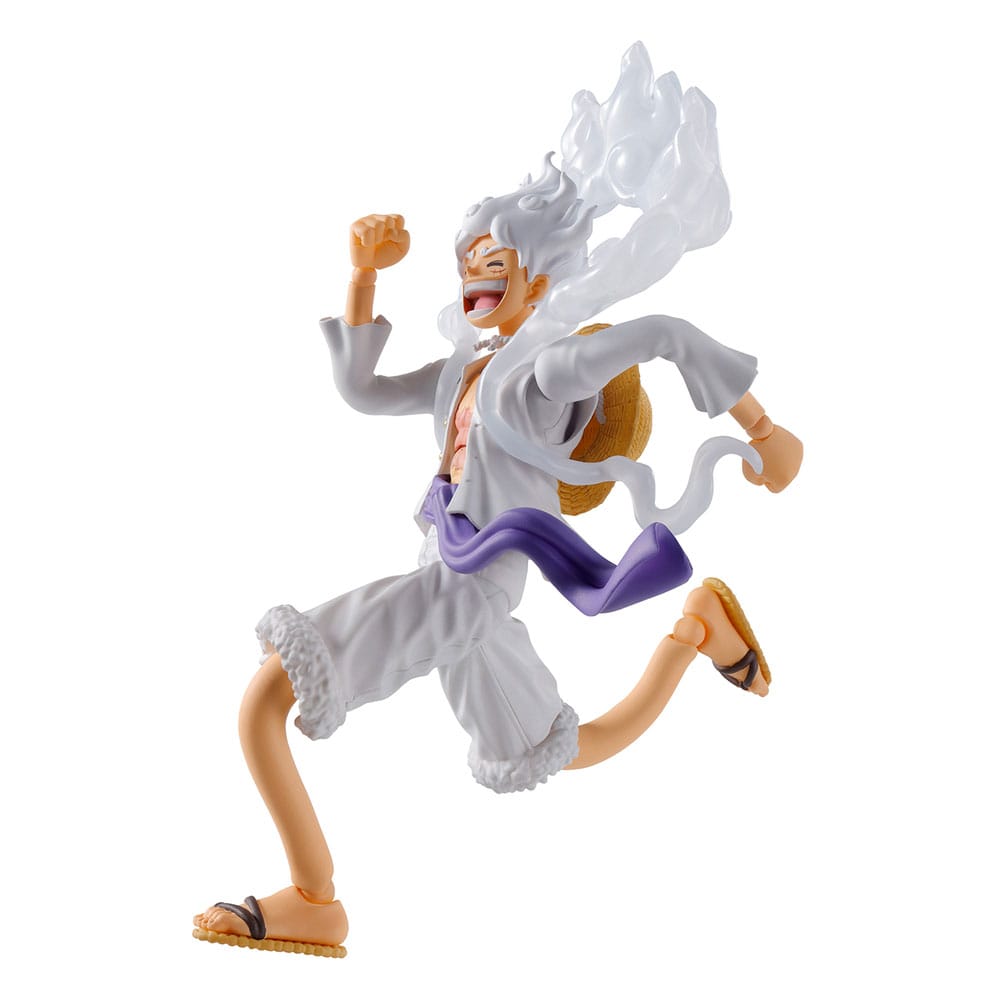 One Piece S.H. Figuarts Action Figure Monkey D. Luffy Gear 5 Bandai Tamashii Nations