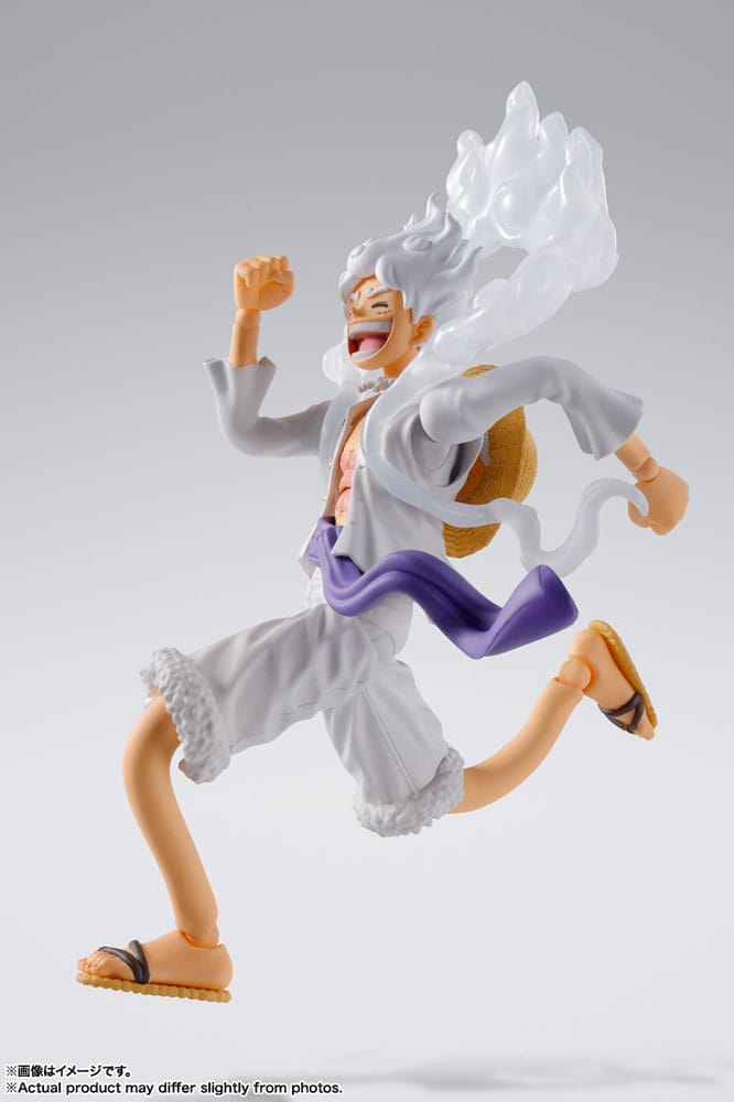 One Piece S.H. Figuarts Action Figure Monkey D. Luffy Gear 5 Bandai Tamashii Nations