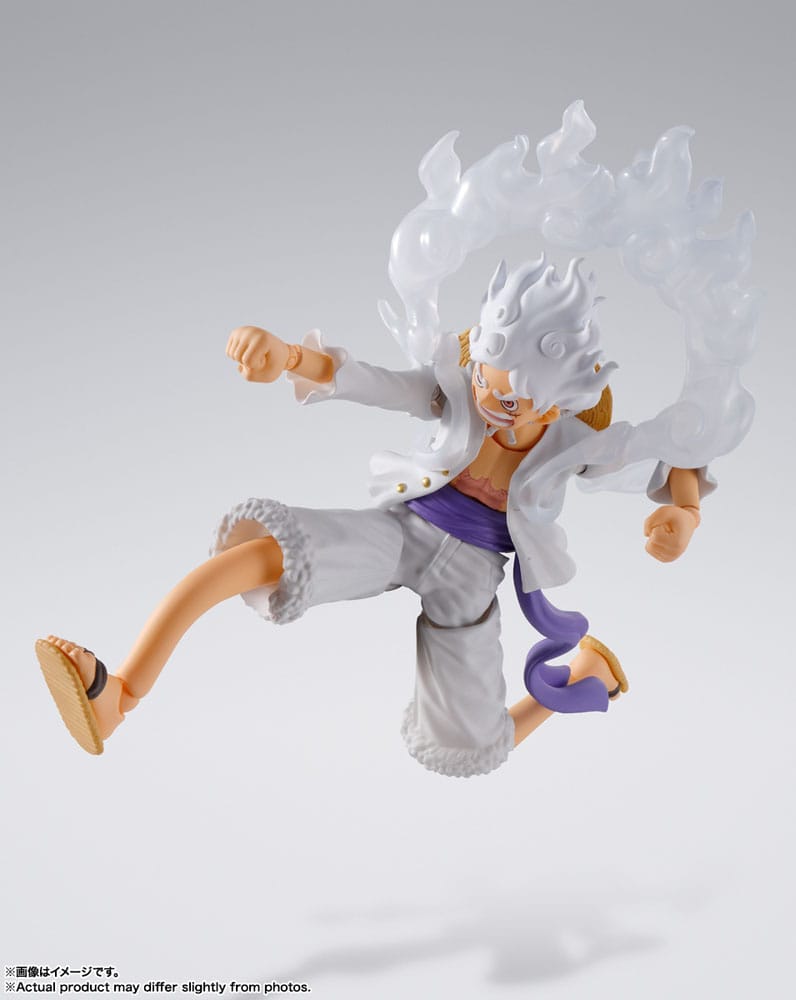 One Piece S.H. Figuarts Action Figure Monkey D. Luffy Gear 5 Bandai Tamashii Nations