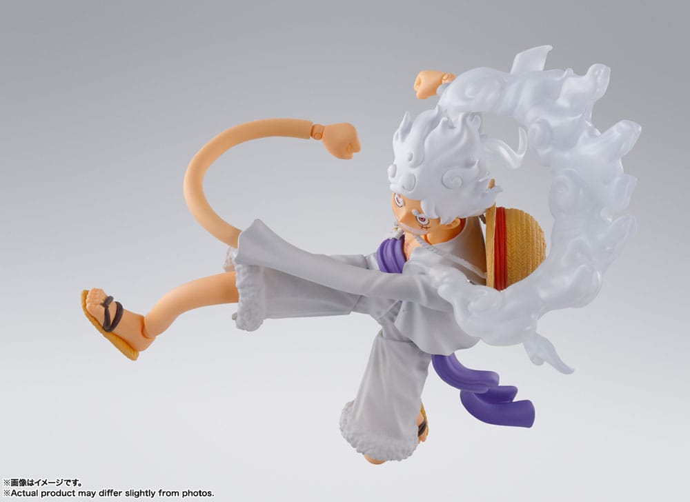 One Piece S.H. Figuarts Action Figure Monkey D. Luffy Gear 5 Bandai Tamashii Nations