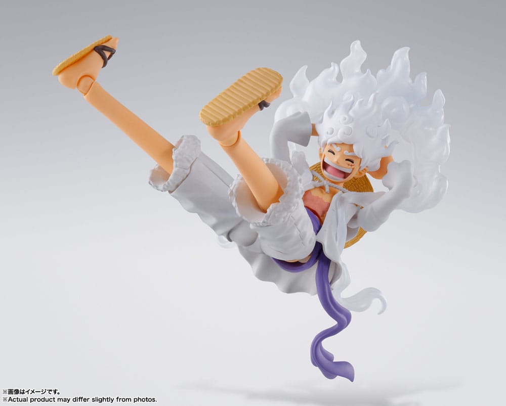 One Piece S.H. Figuarts Action Figure Monkey D. Luffy Gear 5 Bandai Tamashii Nations