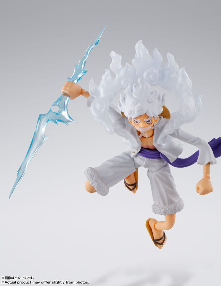 One Piece S.H. Figuarts Action Figure Monkey D. Luffy Gear 5 Bandai Tamashii Nations