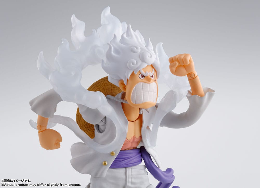 One Piece S.H. Figuarts Action Figure Monkey D. Luffy Gear 5 Bandai Tamashii Nations