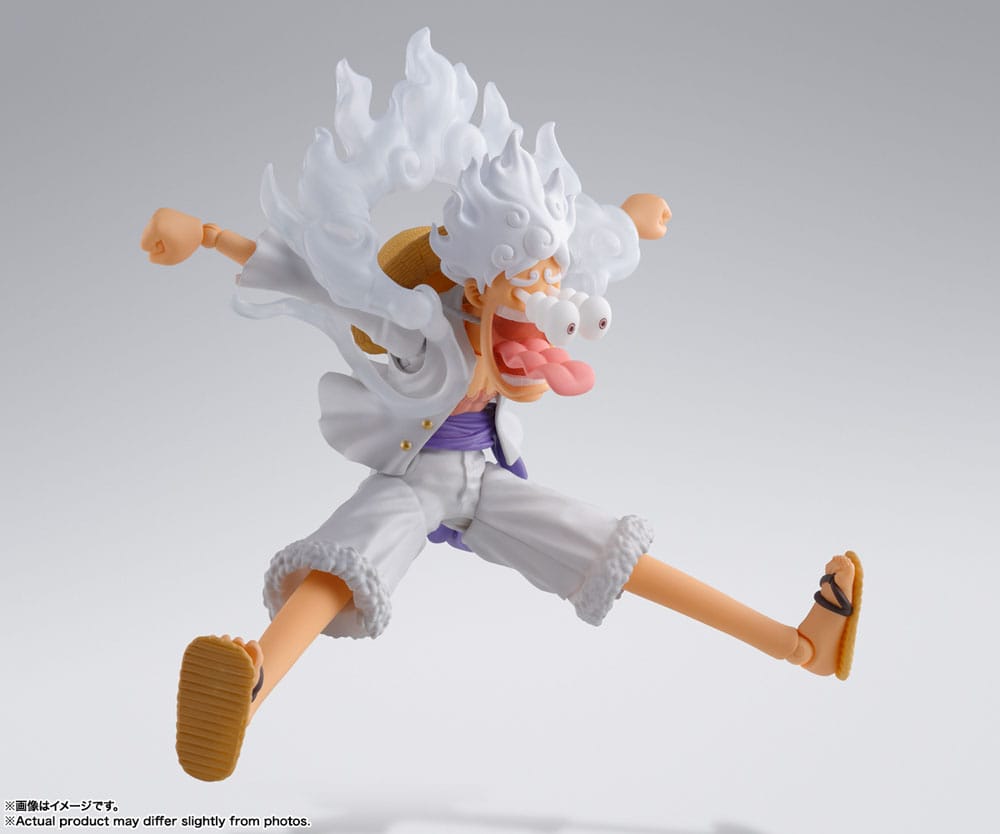 One Piece S.H. Figuarts Action Figure Monkey D. Luffy Gear 5 Bandai Tamashii Nations